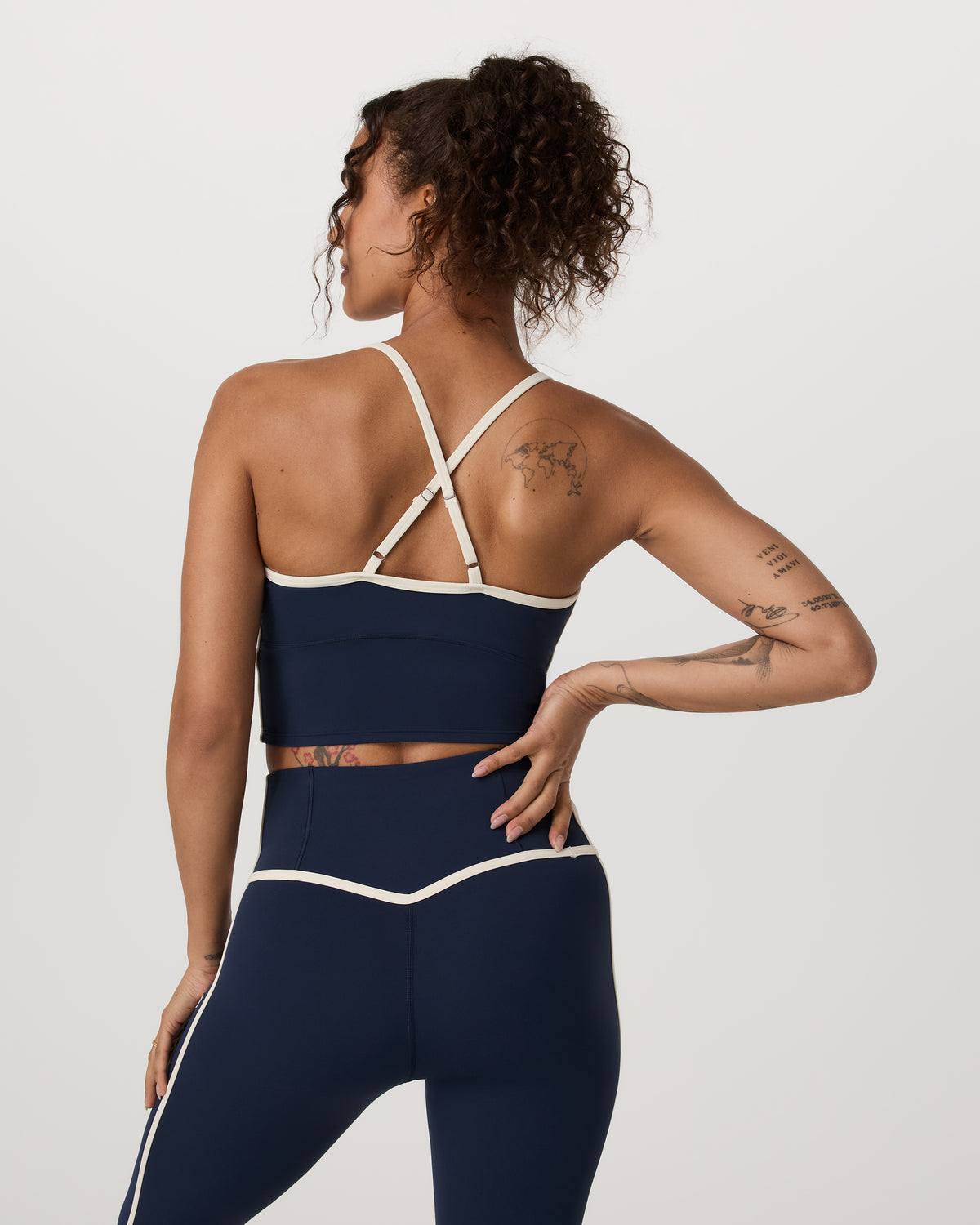 Vuori AllTheFeels™ Corset Tank Women's Blue Coast Top - Vuori