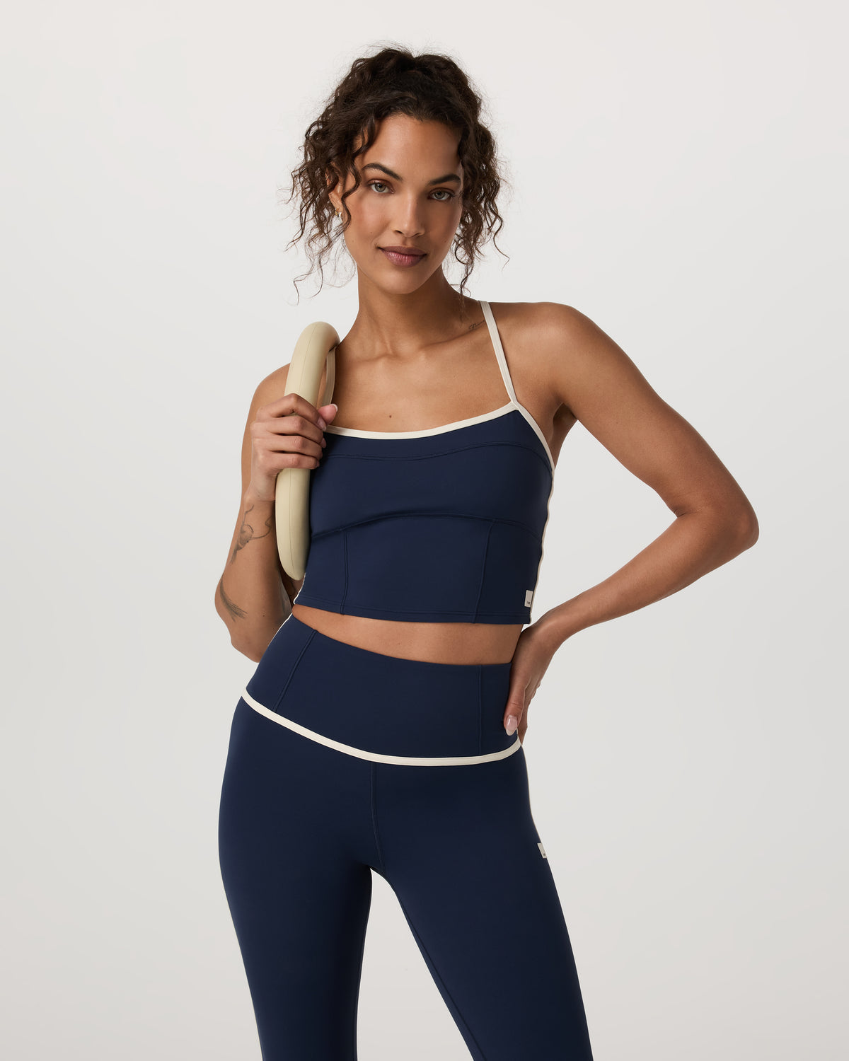 Vuori AllTheFeels™ Corset Tank Women's Blue Coast Top - Vuori
