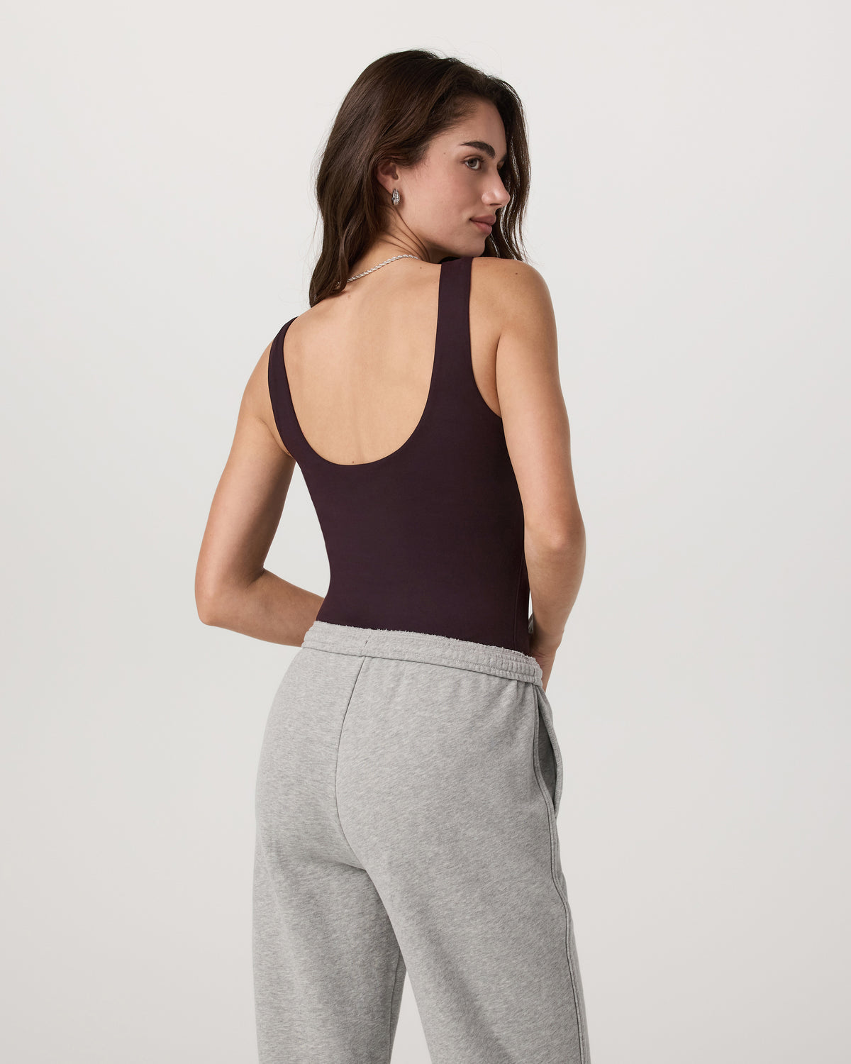 SL Halo Bodysuit Women's Raisin Bodysuit - Vuori