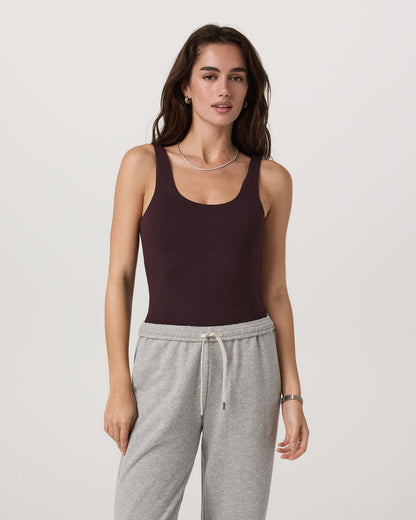 SL Halo Bodysuit Women's Raisin Bodysuit - Vuori