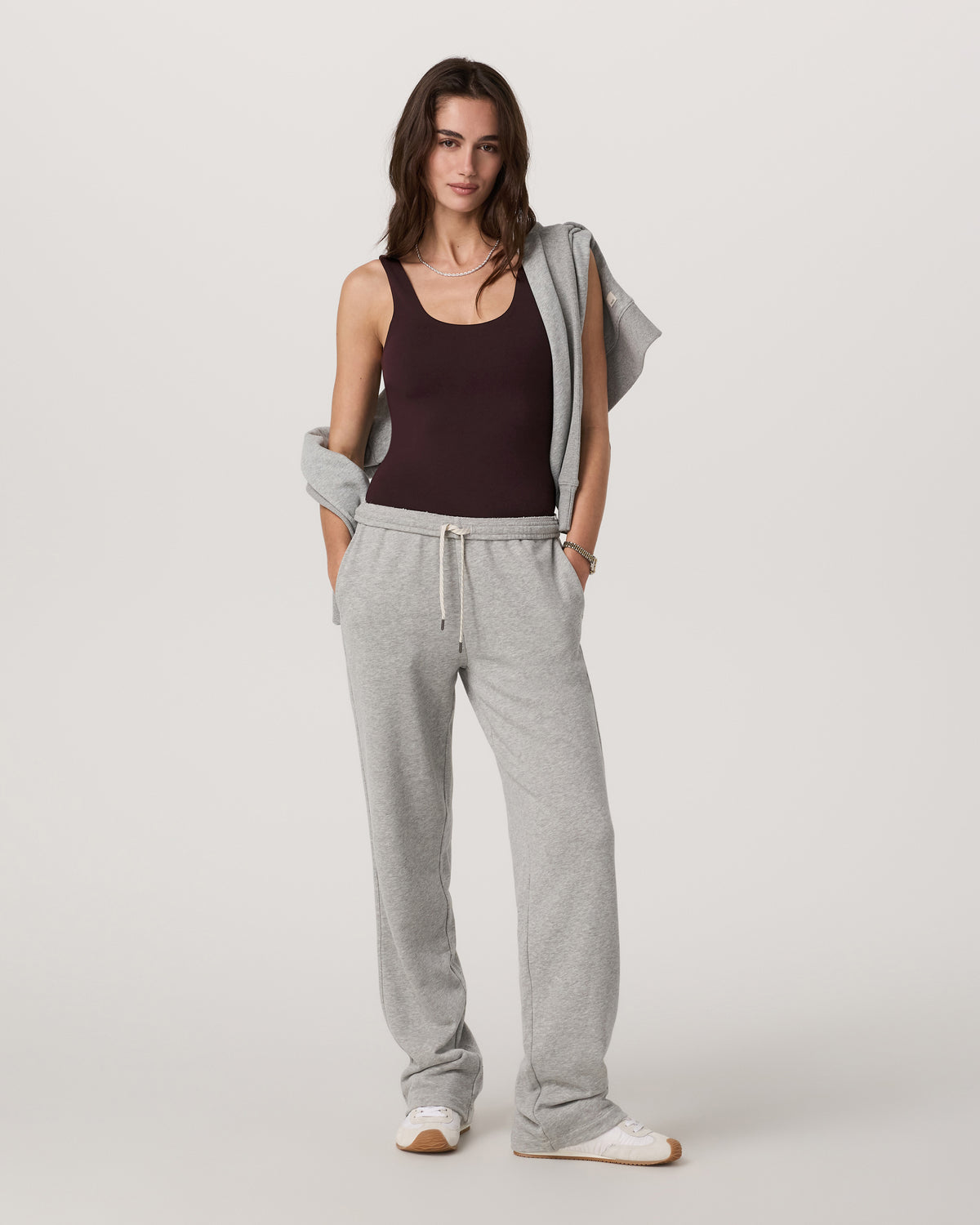 SL Halo Bodysuit Women's Raisin Bodysuit - Vuori