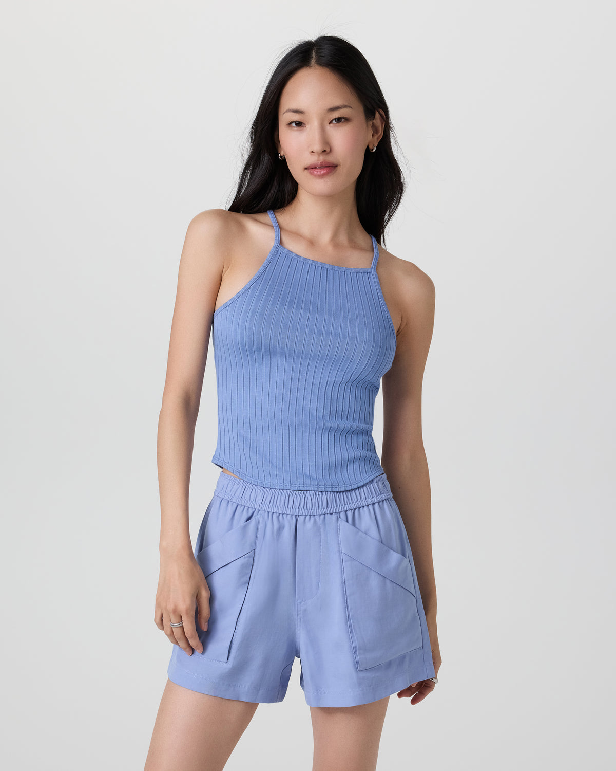 Marina Rib Tank Bluebell - Vuori