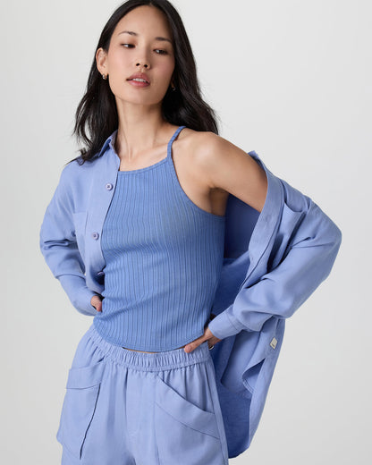 Marina Rib Tank Bluebell - Vuori