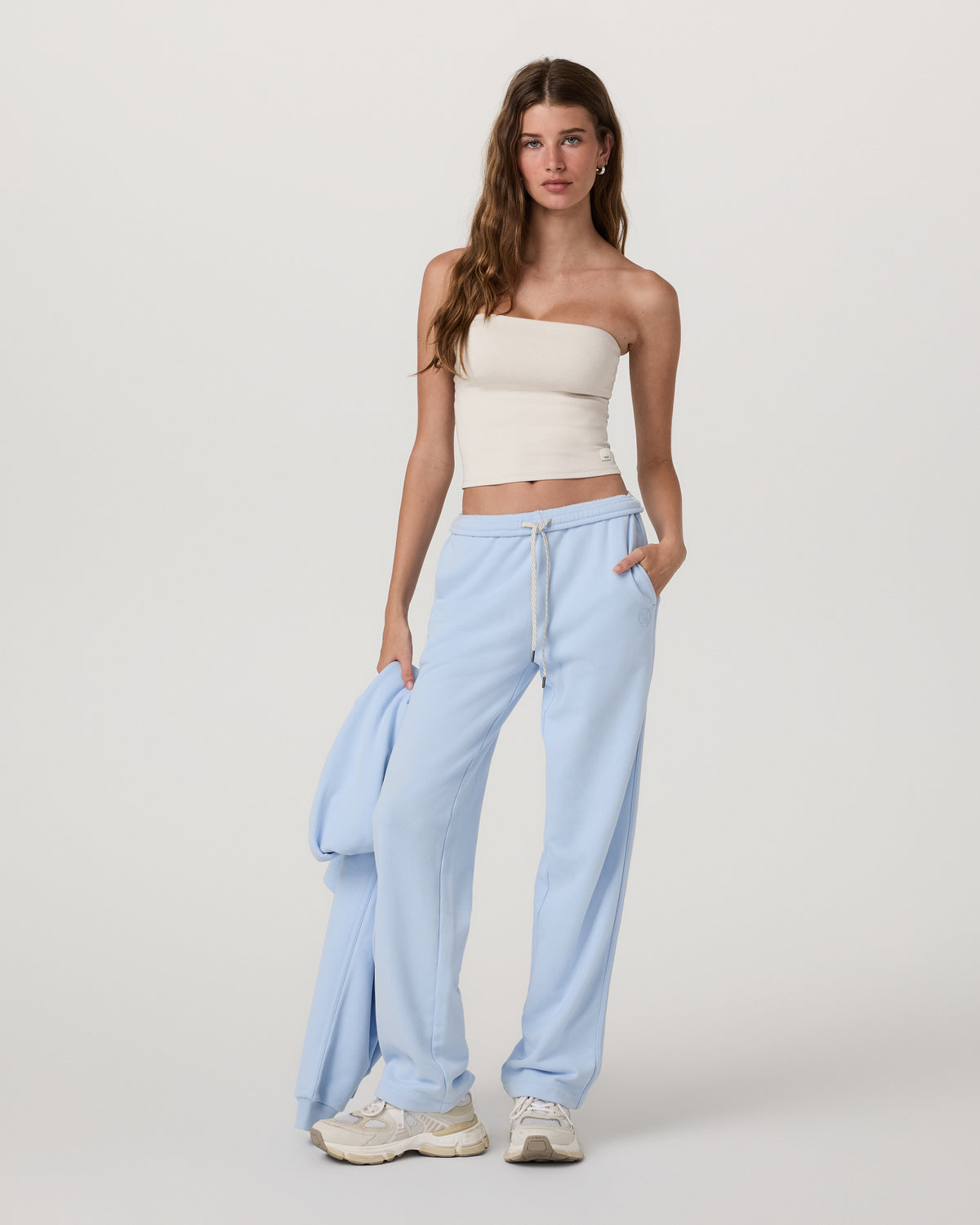 Halo Tube Top Women's Ecru Heather Tube Top - Vuori