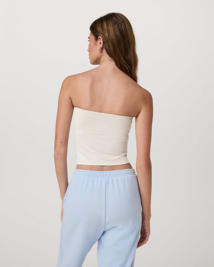 Halo Tube Top Women's Ecru Heather Tube Top - Vuori