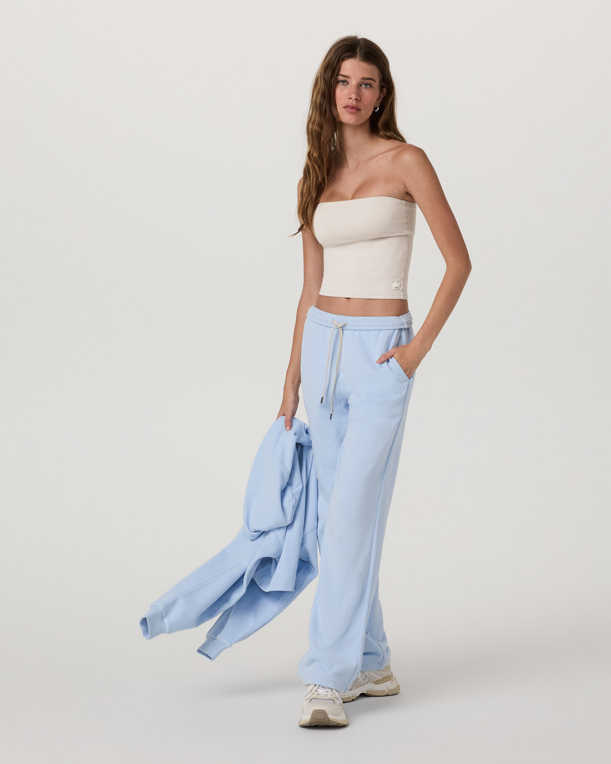 Halo Tube Top Women's Ecru Heather Tube Top - Vuori