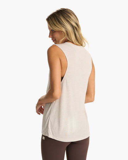 The Rise The Shine Tank Heather Dust - Vuori