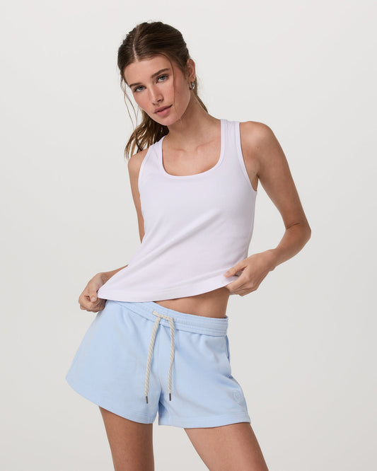 Pose Layering Tank Women's White Tank Top - Vuori