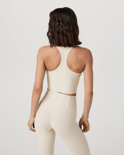 Elevation Racerback Tank Women's Bone Heather Top - Vuori