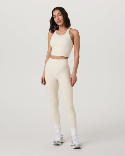 Elevation Racerback Tank Women's Bone Heather Top - Vuori