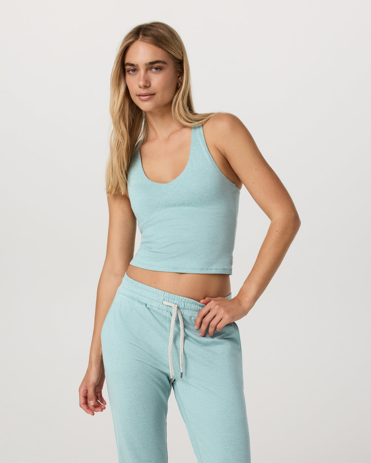 Halo Performance Crop 2.0 Sea Spray Heather - Vuori