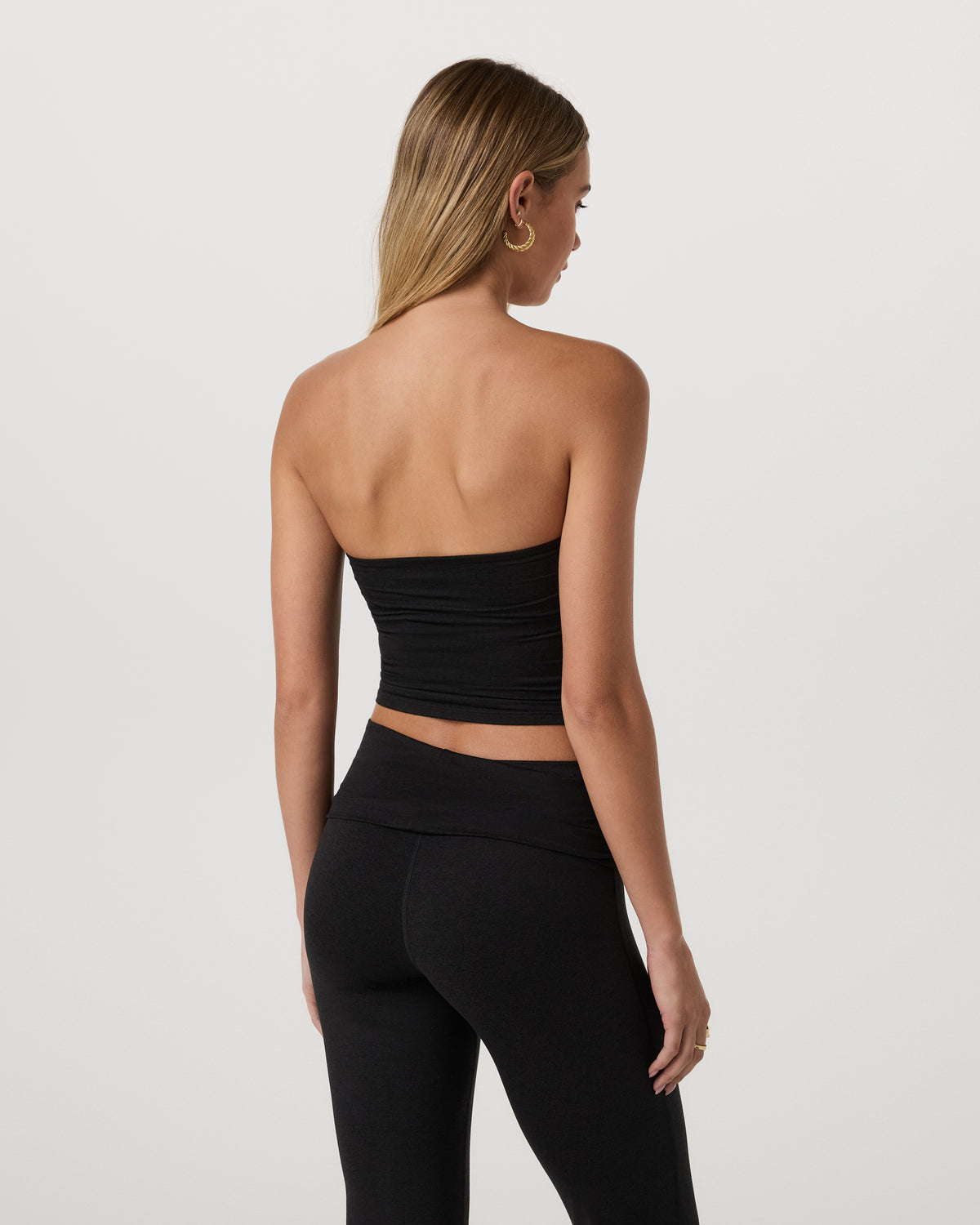 Halo Tube Top Women's Black Heather Tube Top - Vuori