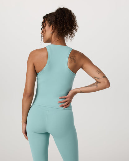 Vuori AllTheFeels™ Crew Tank Women's Sea Spray Tank Top - Vuori