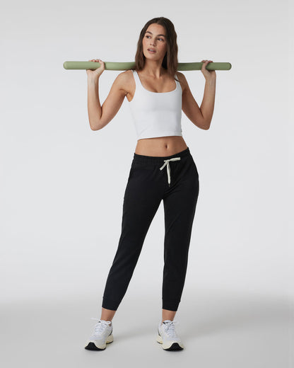 Daily Crop Women's White Crop Tank Top - Vuori