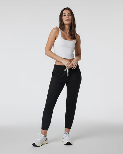 Daily Crop Women's White Crop Tank Top - Vuori