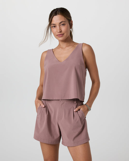 Villa Cropped Tank Zion Rose - Vuori