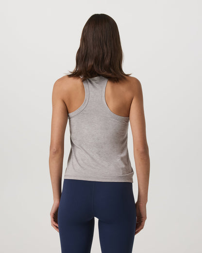 Lux Racerback Tank Women's Light Heather Grey Top - Vuori