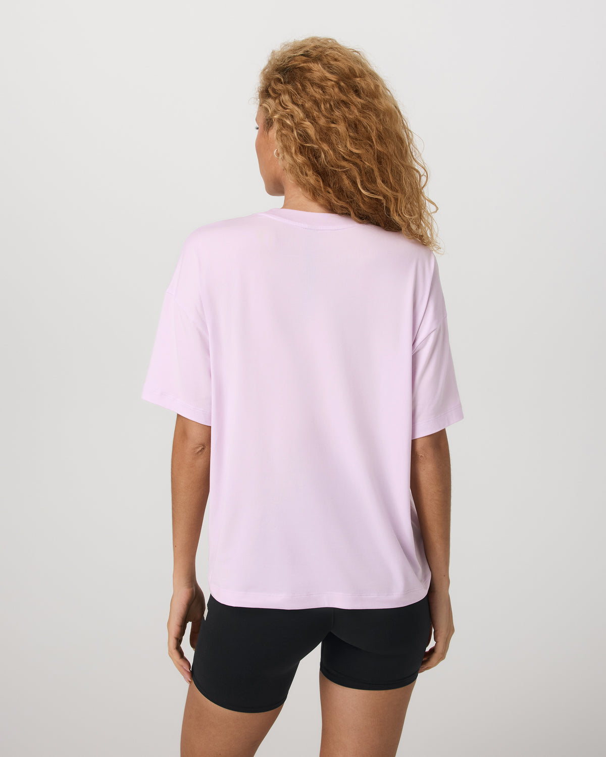 Energy Long Tee Women's Lilac Breeze Heather Tee Shirt - Vuori