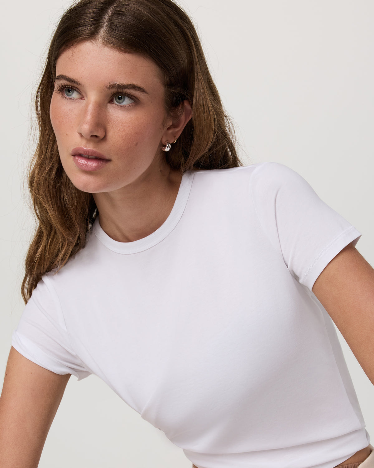 Short Sleeve Feather Classic Tee Women's White T-Shirt - Vuori