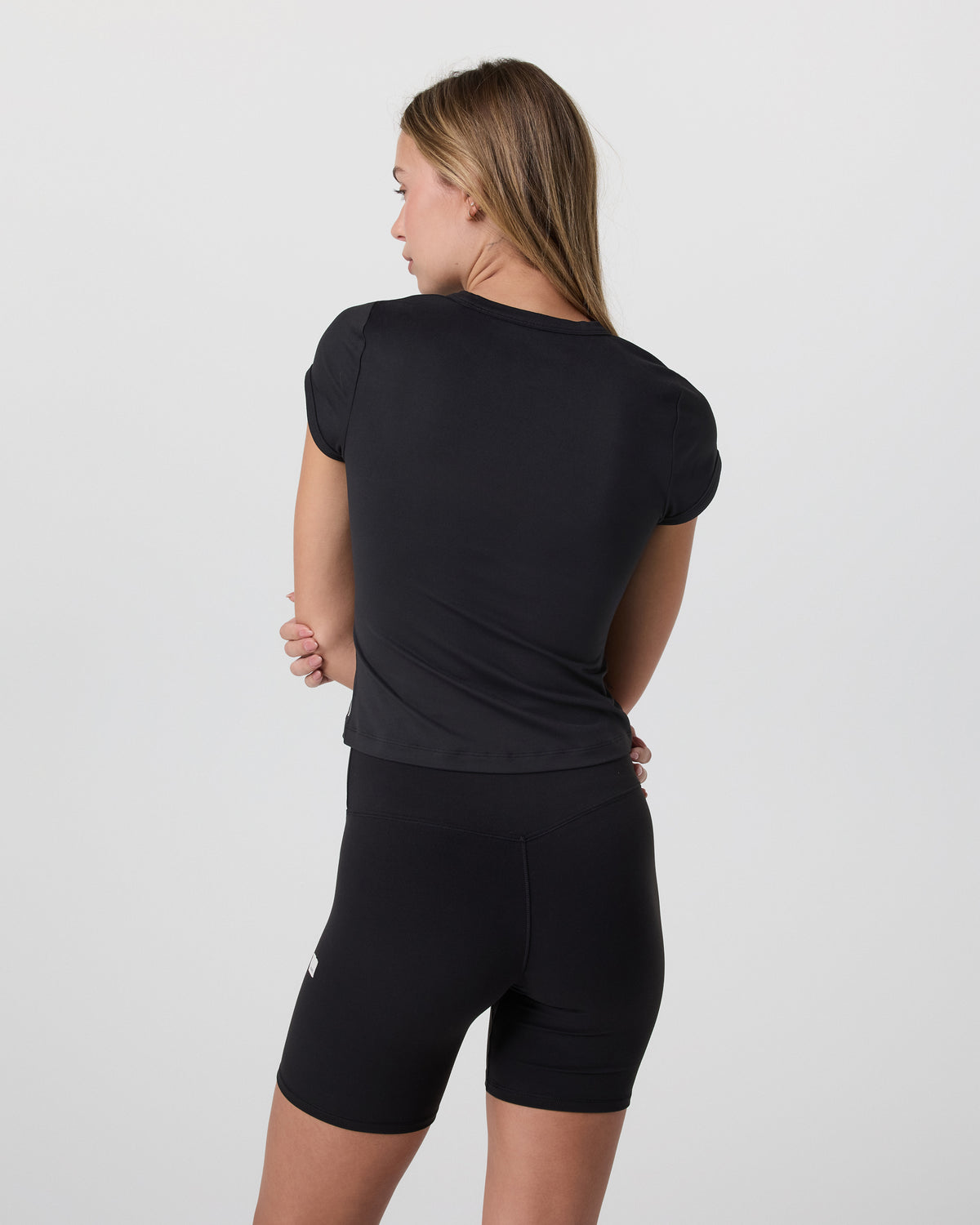 Halo Baby Tee Solid Black - Vuori