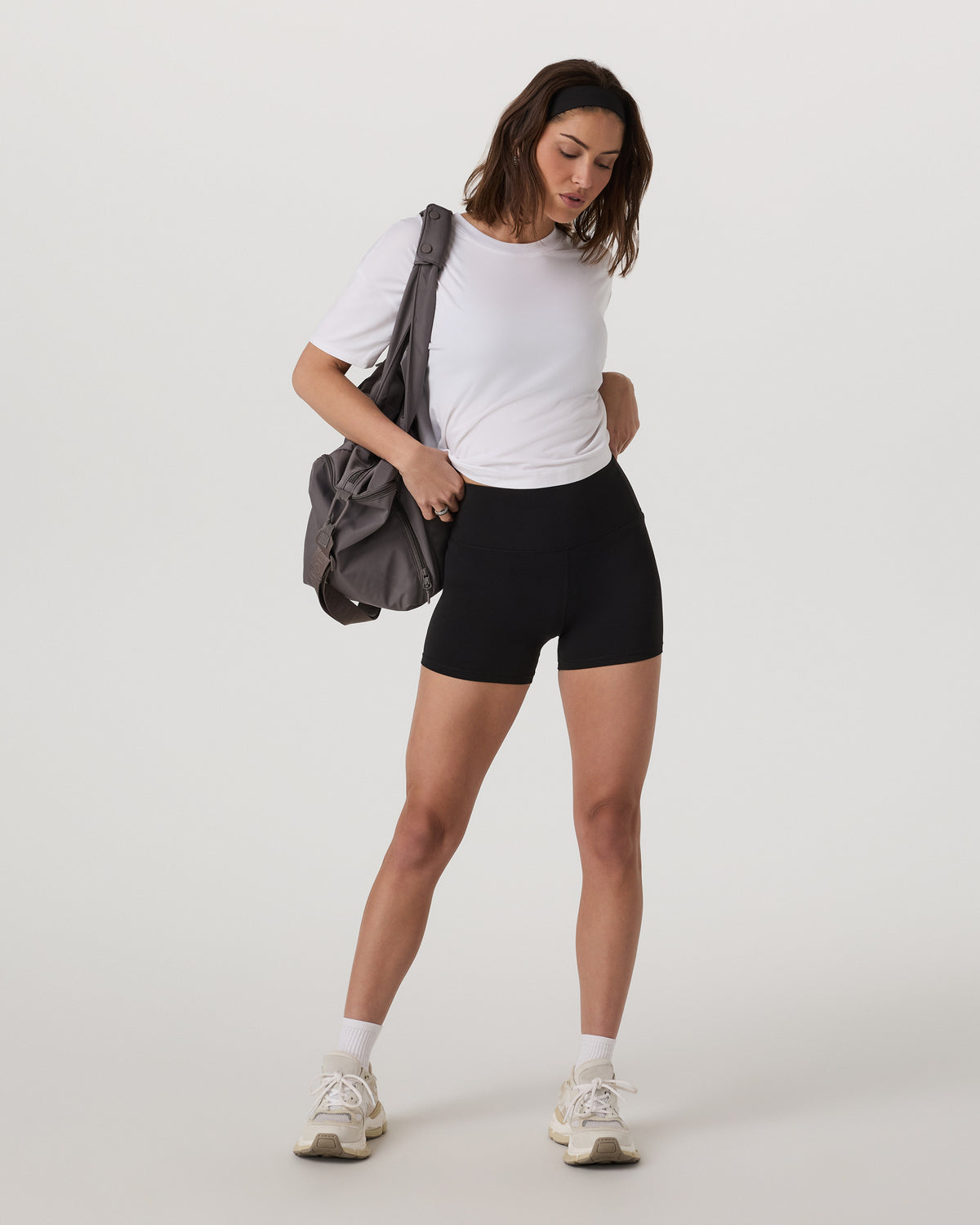 Energy Tee Women's White Oversized Tee - Vuori
