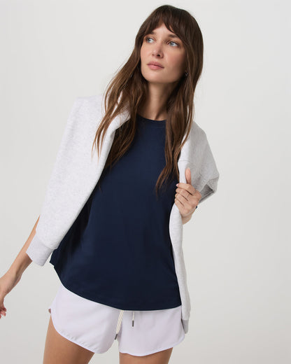 Energy Long Tee Women's Blue Coast Fitness Tee Shirt - Vuori