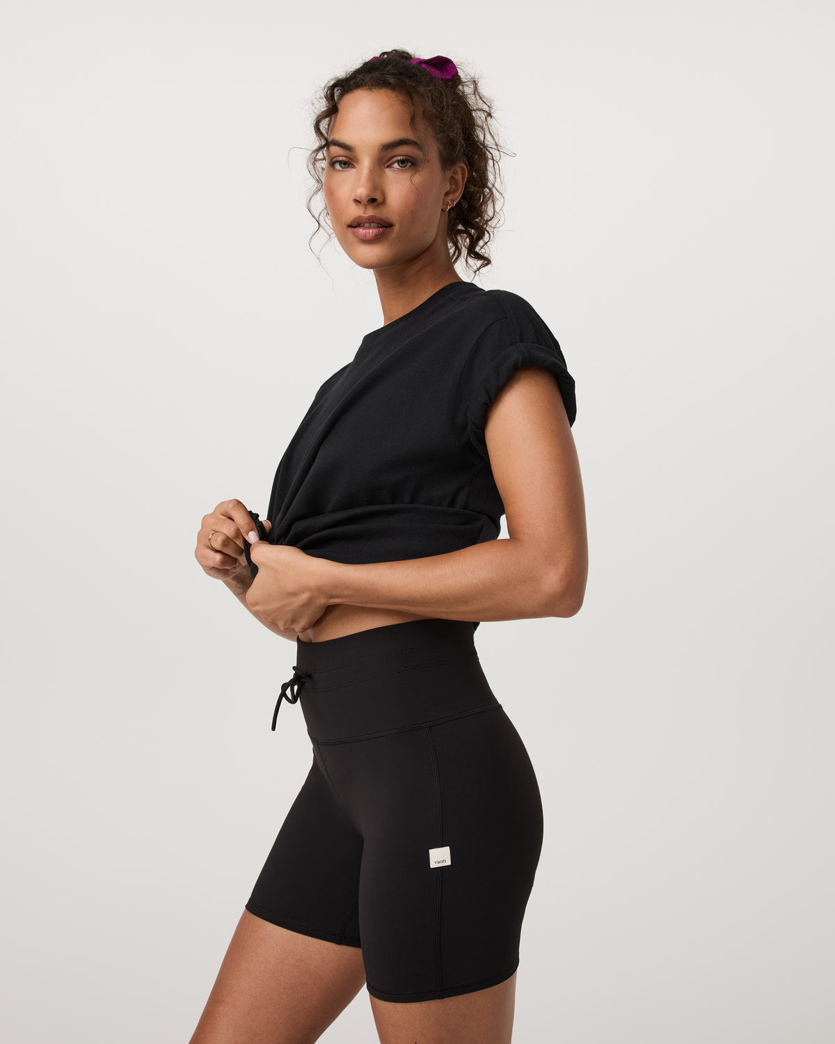 Short Sleeve Heavyweight Oversized Cotton Tee Black - Vuori