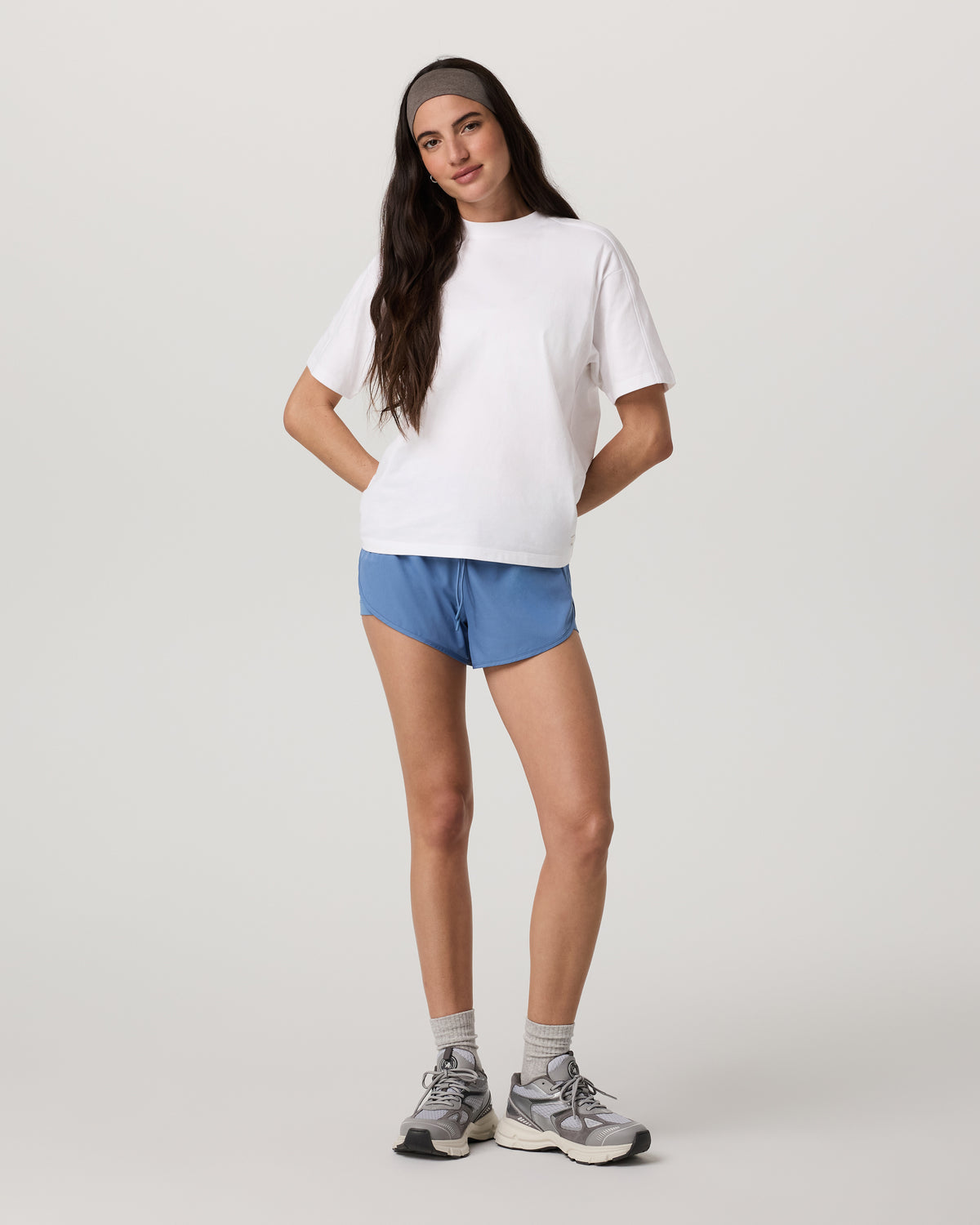Short Sleeve Heavyweight Oversized Cotton Tee White - Vuori