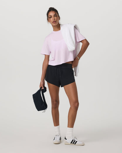 Energy Tee Women's Lilac Breeze Heather Oversized Shirt - Vuori