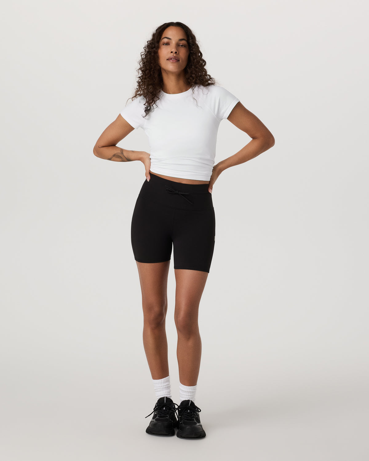 Short Sleeve Seamless Surge Tee White - Vuori