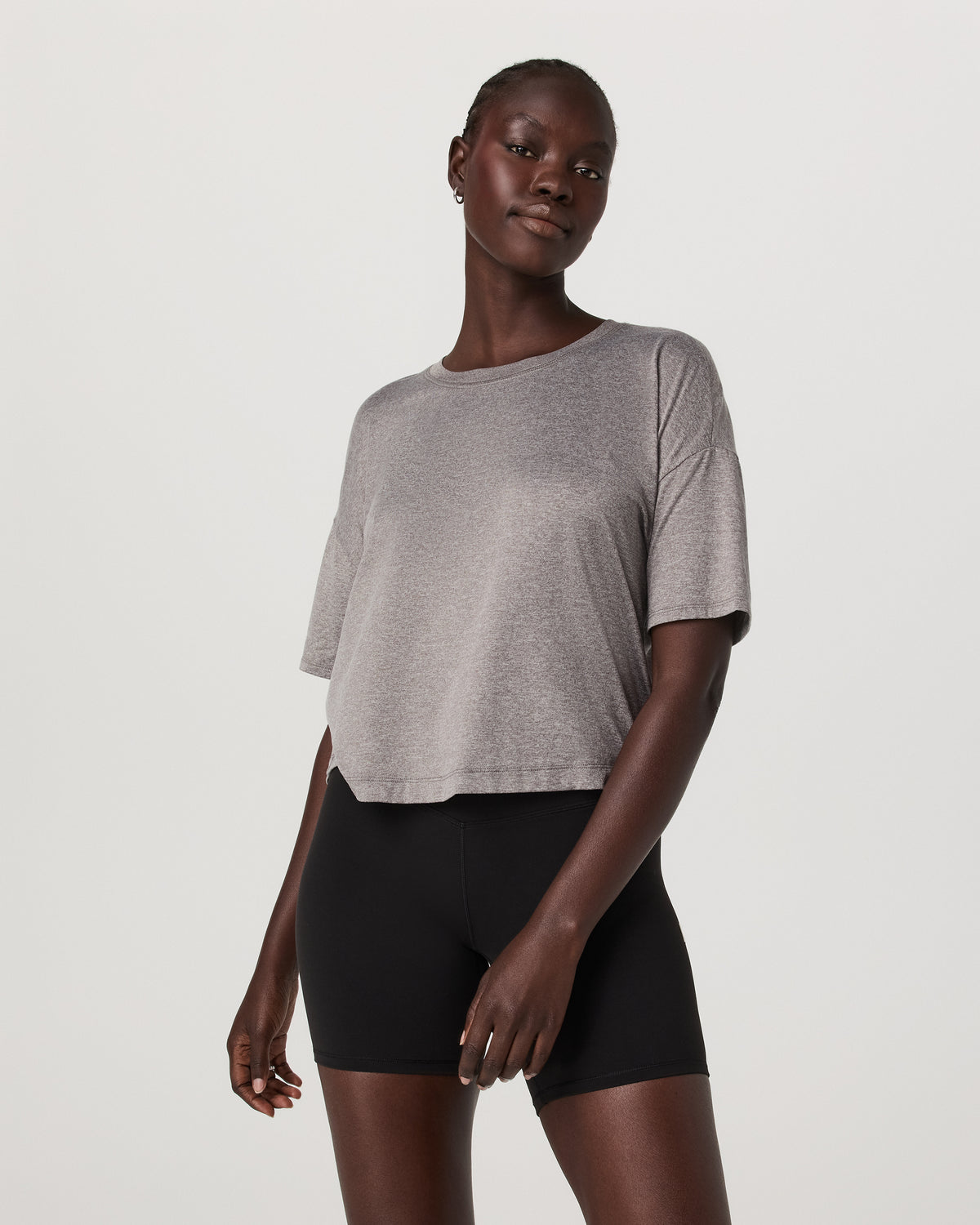 Energy Tee Women's Heather Grey Oversized Tee - Vuori