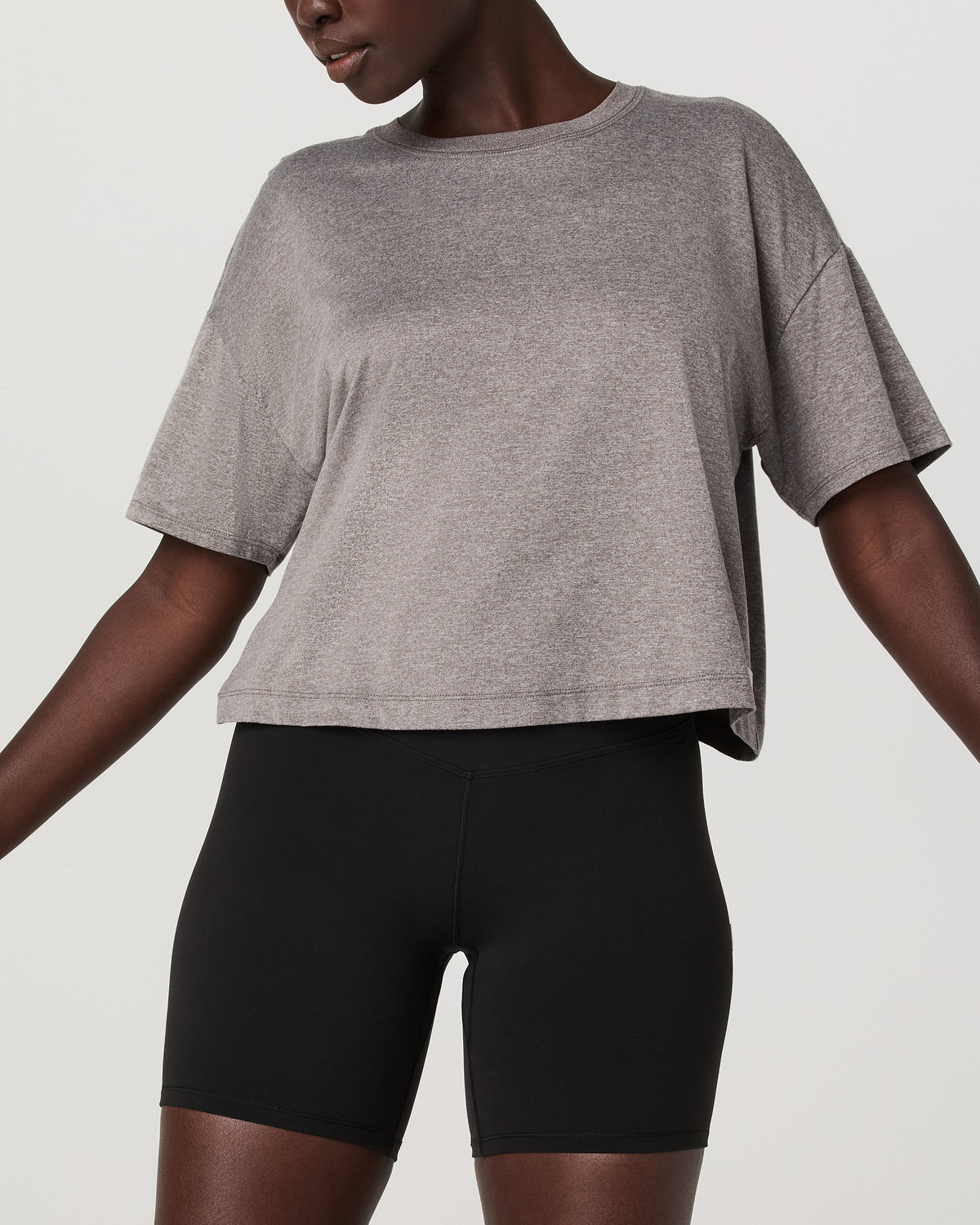 Energy Tee Women's Heather Grey Oversized Tee - Vuori
