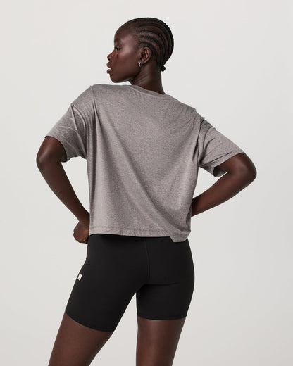Energy Tee Women's Heather Grey Oversized Tee - Vuori