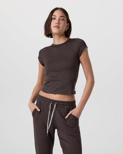 Halo Baby Tee Java Heather - Vuori