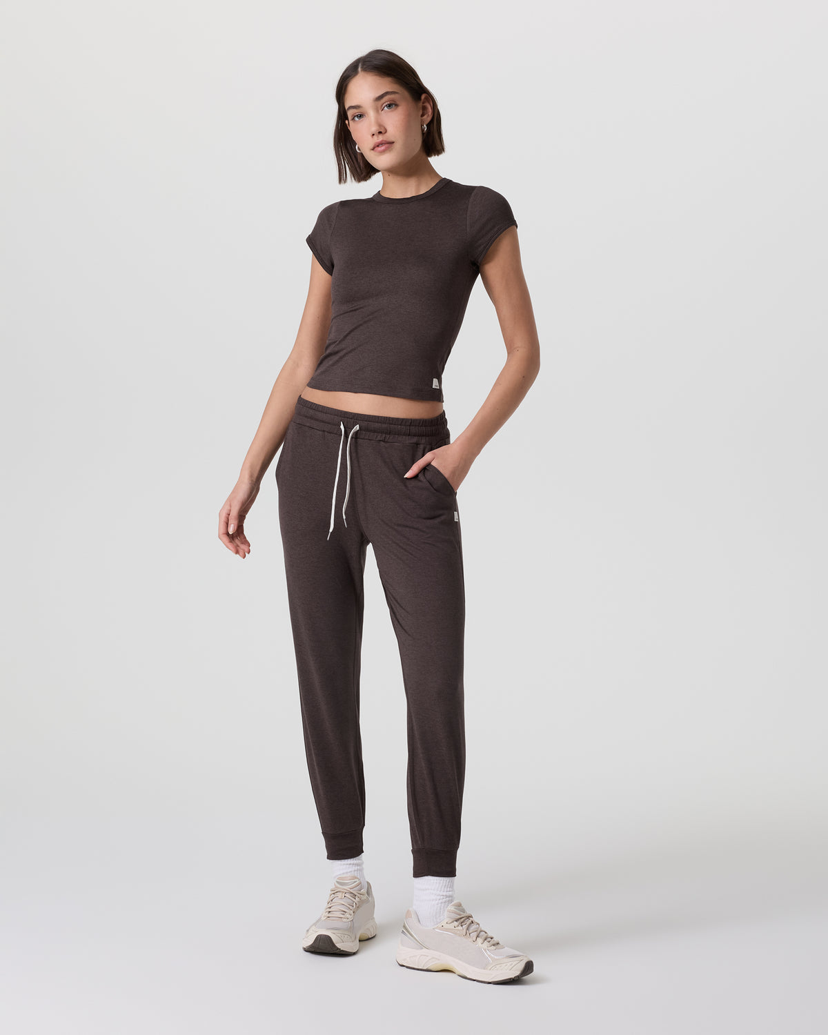 Halo Baby Tee Java Heather - Vuori