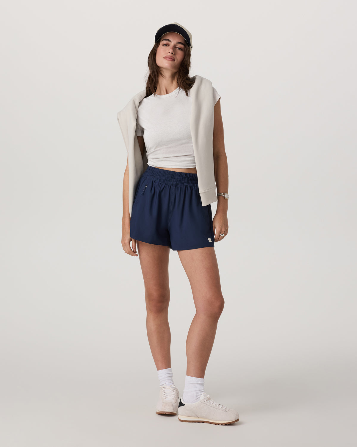 Short Sleeve Feather Classic Tee White Heather T-Shirt - Vuori