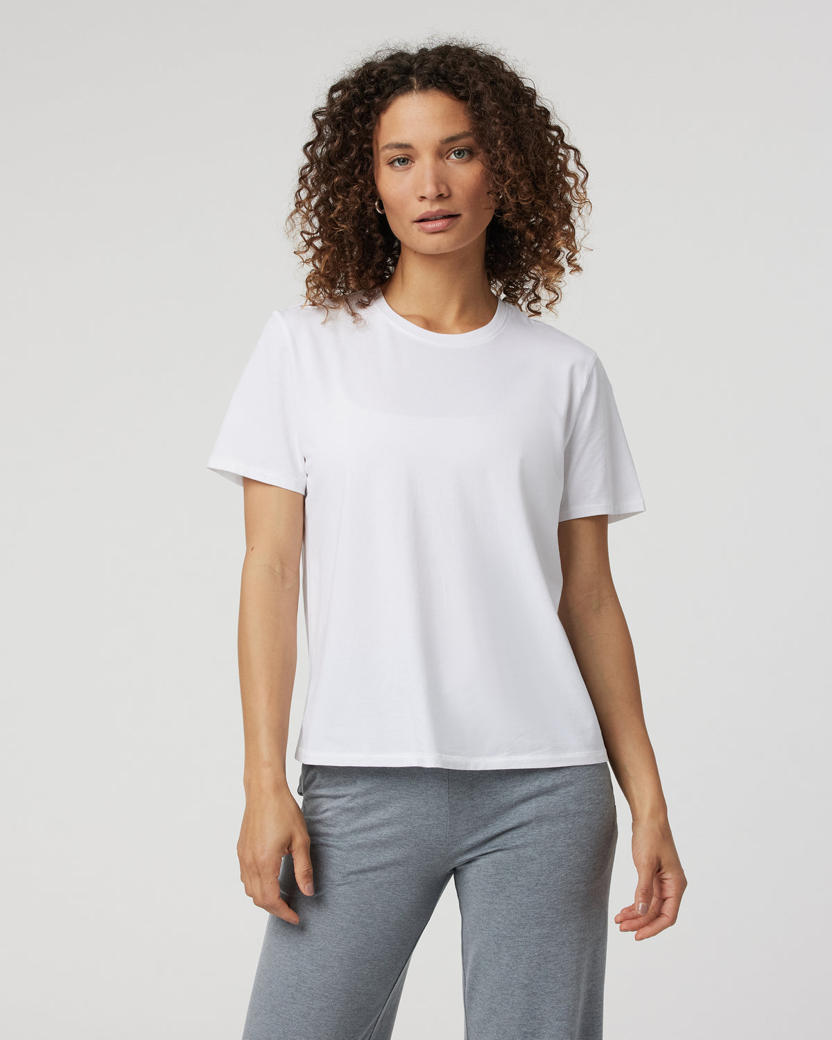 Feather Tee Women's White Lightweight Tee - Vuori