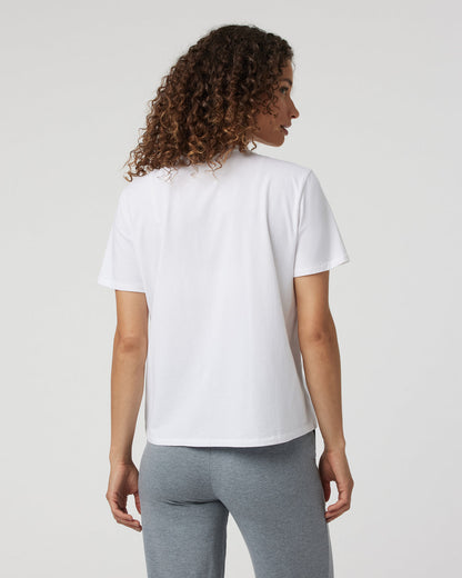 Feather Tee Women's White Lightweight Tee - Vuori