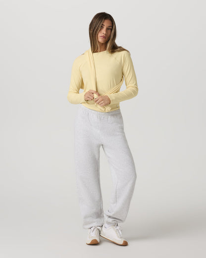 Long Sleeve Pose Crew Women's Lemon Snap Long Sleeve - Vuori