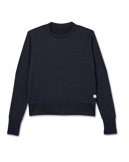 Daydream Crew Lightweight Black Long Sleeve Shirt - Vuori
