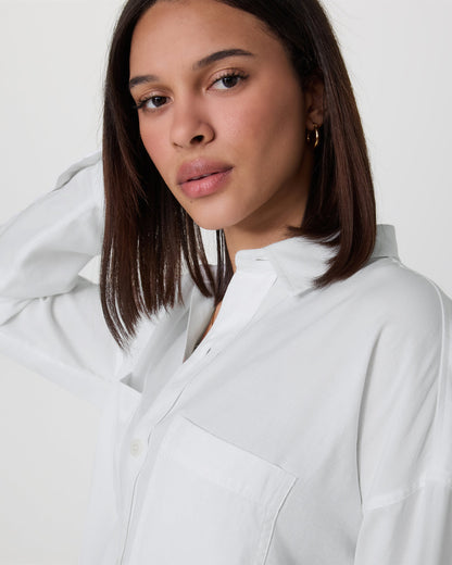 Trestles Twill Button Up White - Vuori