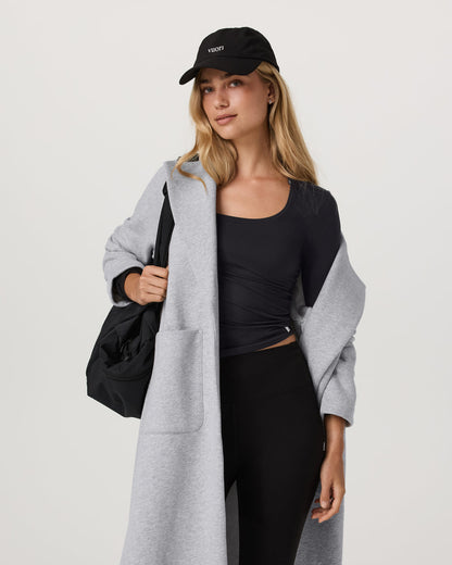 Women's Long Sleeve Halo Essential Scoop Solid Black - Vuori