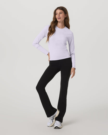 Long Sleeve Pose Crew Women's Lavender Ice Crewneck - Vuori