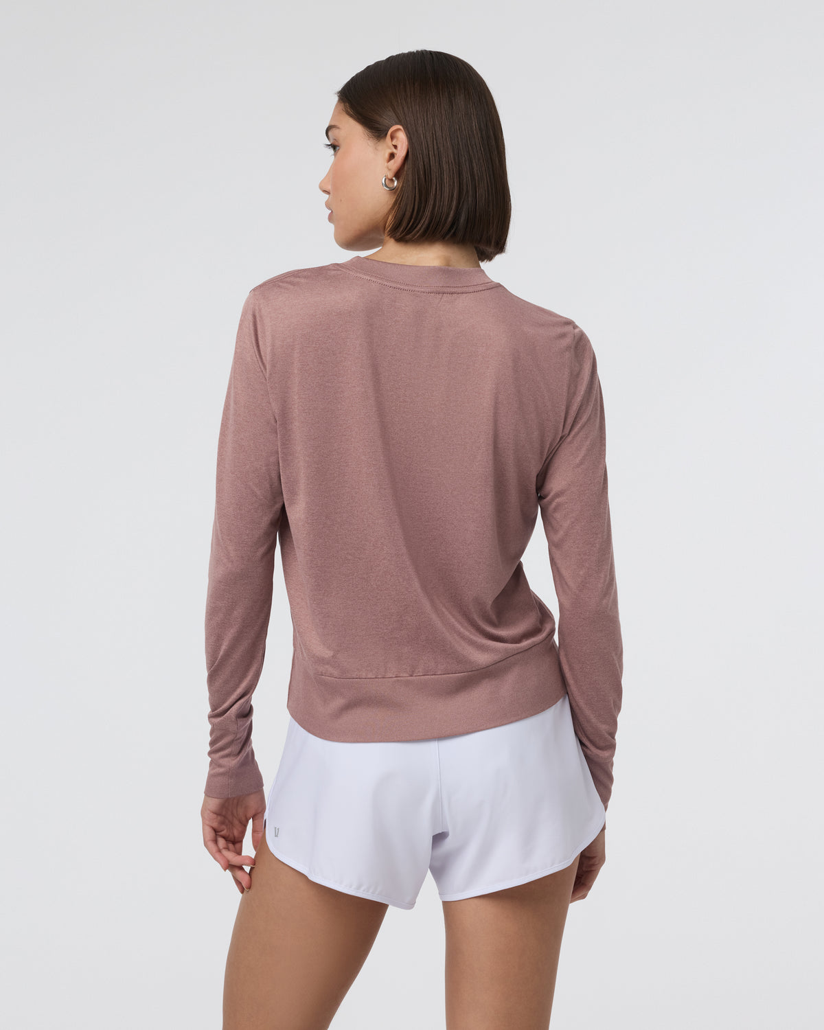 Daydream Crew Sedona Brown Heather Long Sleeve Top - Vuori