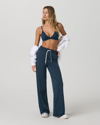 Halo Triangle Bra Blue Coast Heather Low-Support Bra - Vuori