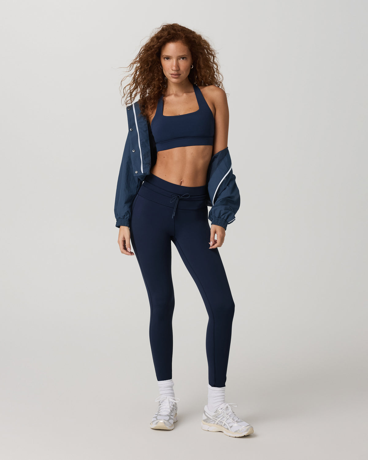 Daily Form Bra Women's Blue Coast Racerback Sports Bra - Vuori