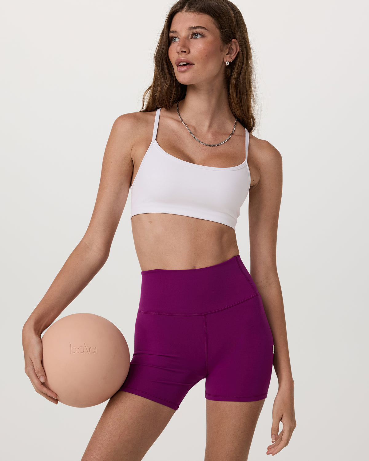 Vuori AllTheFeels™ Bra Women's White Sports Bra - Vuori