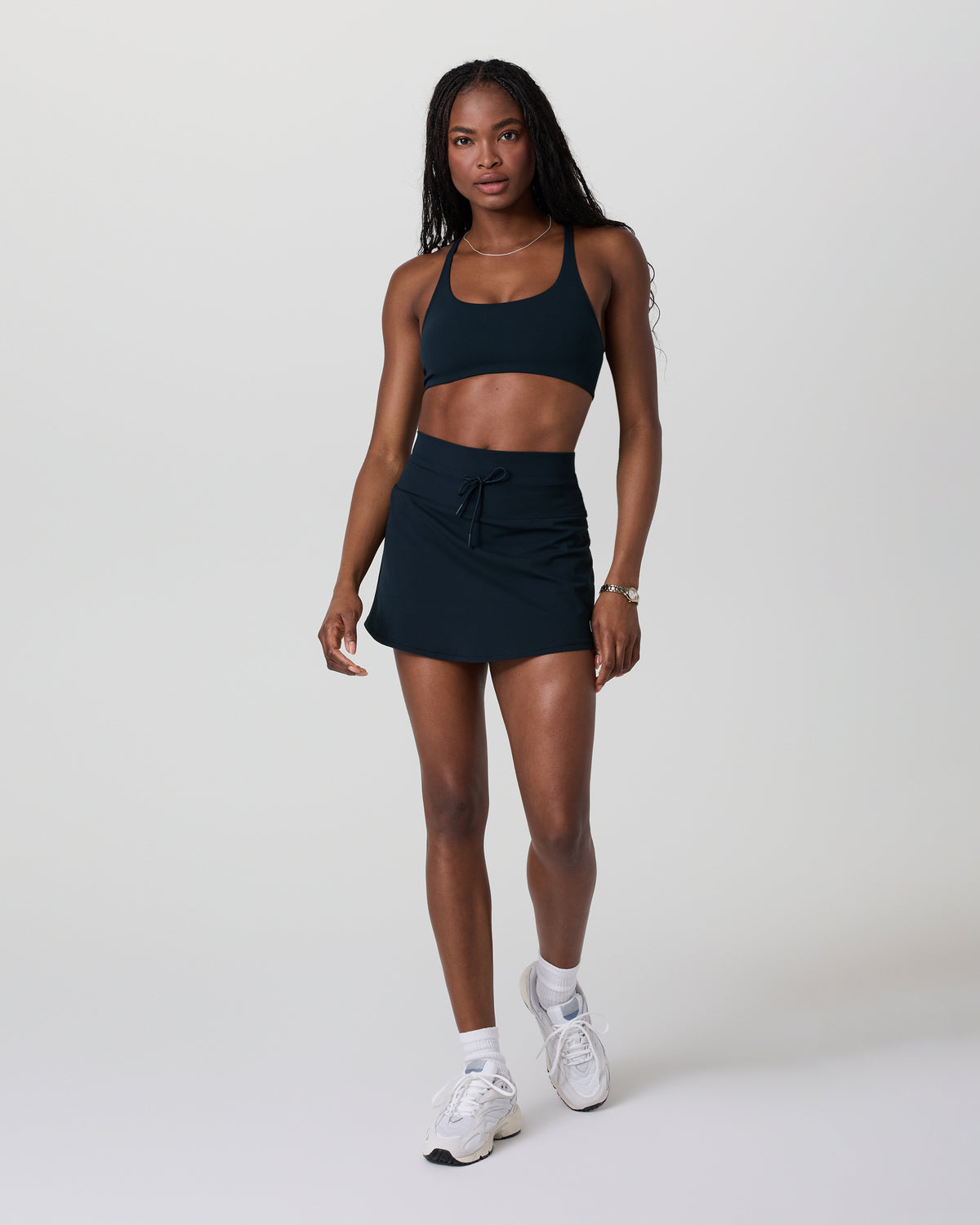 Yosemite Bra Ink Strappy Sports Bra - Vuori