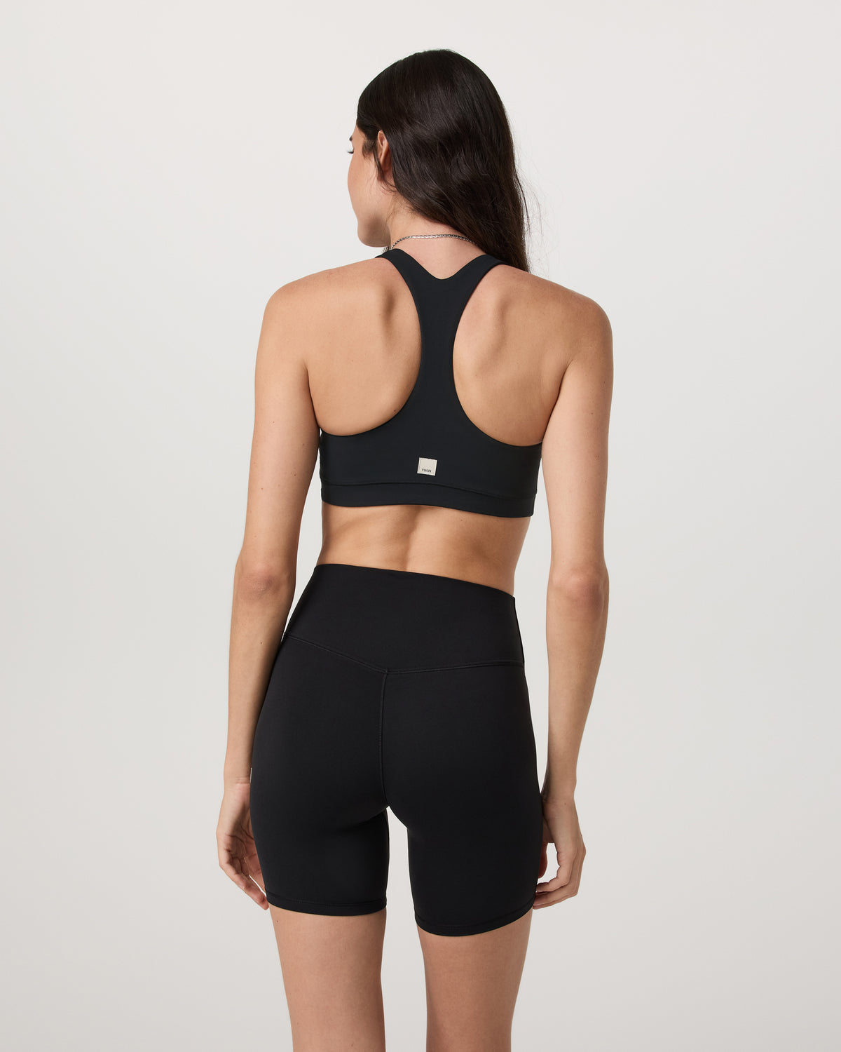 Vuori AllTheForm™ High Neck Bra Black Sports Bra - Vuori