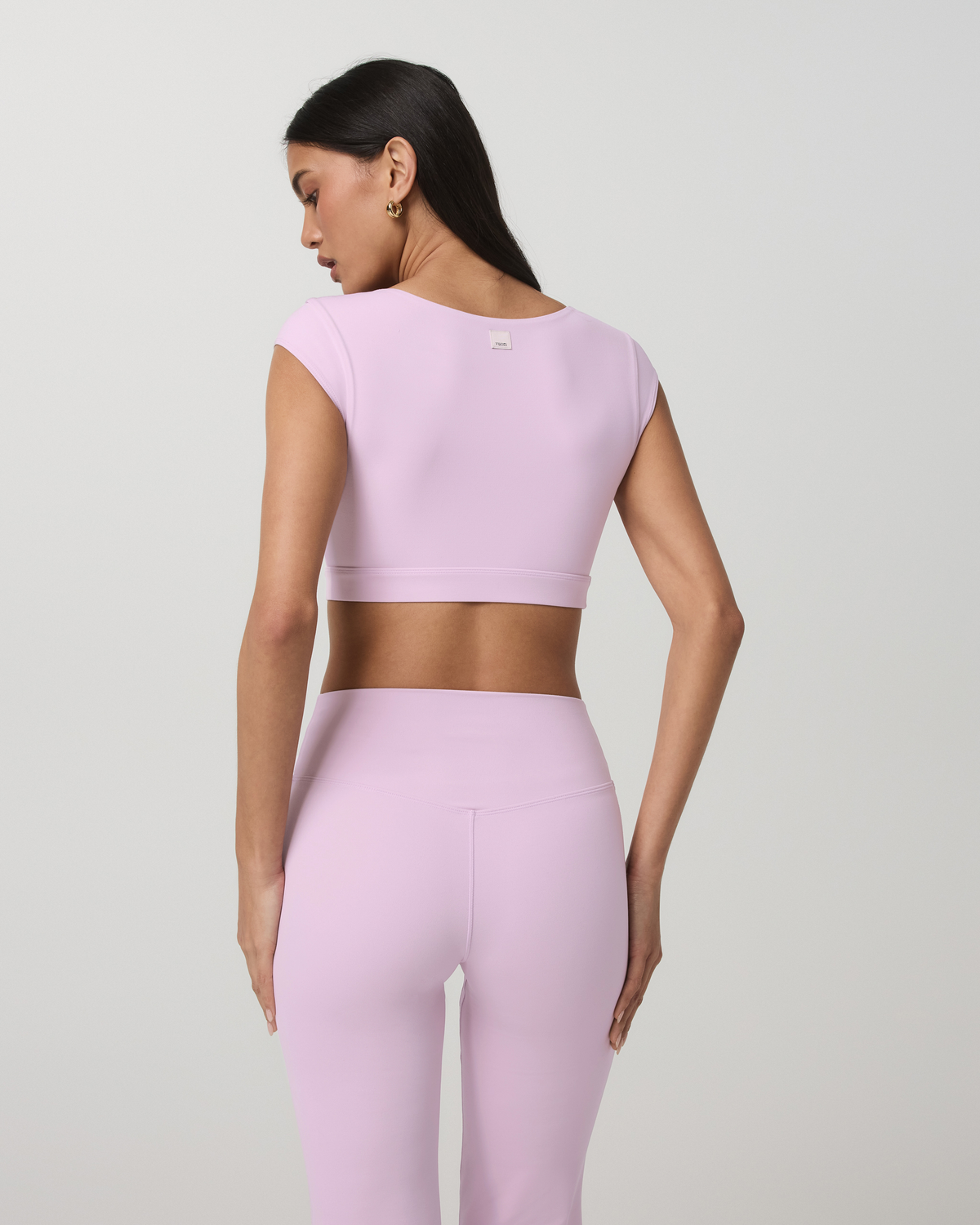 Vuori AllTheForm™ Short Sleeve Bra Women's Orchid Whisper Bra - Vuori
